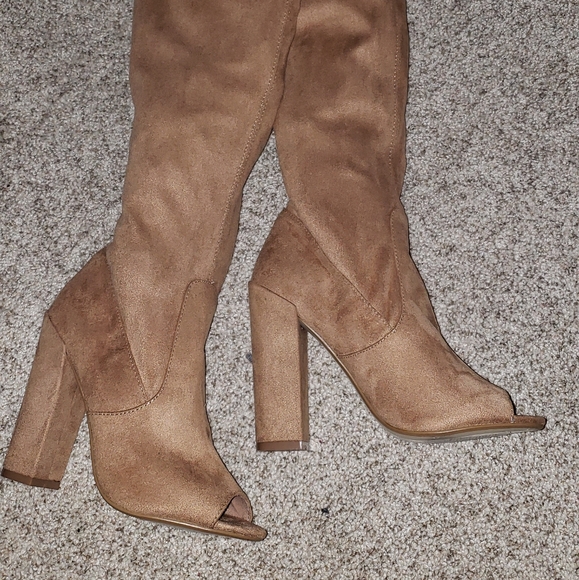 Brown Suede Boots - Picture 1 of 7